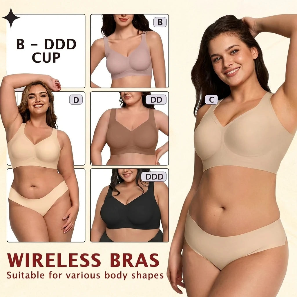 Woman wearing Caryona bra
