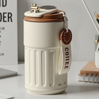 Temperature Display Insulated Mug