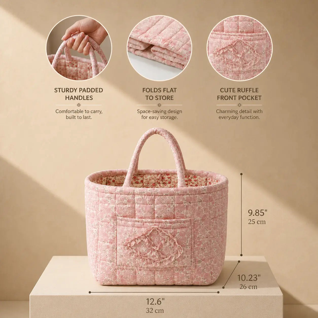 Caryona™ CozyCarry – The Roomy Everything Basket