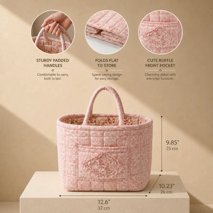 Caryona™ CozyCarry – The Roomy Everything Basket