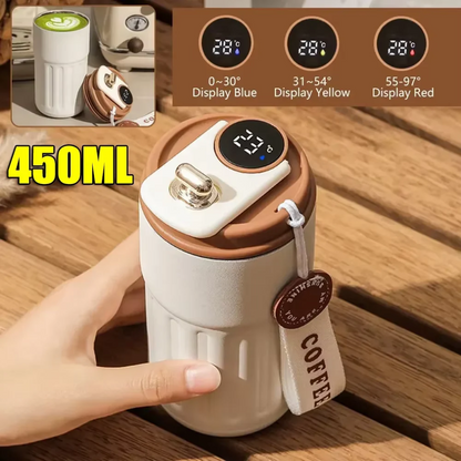 Temperature Display Insulated Mug