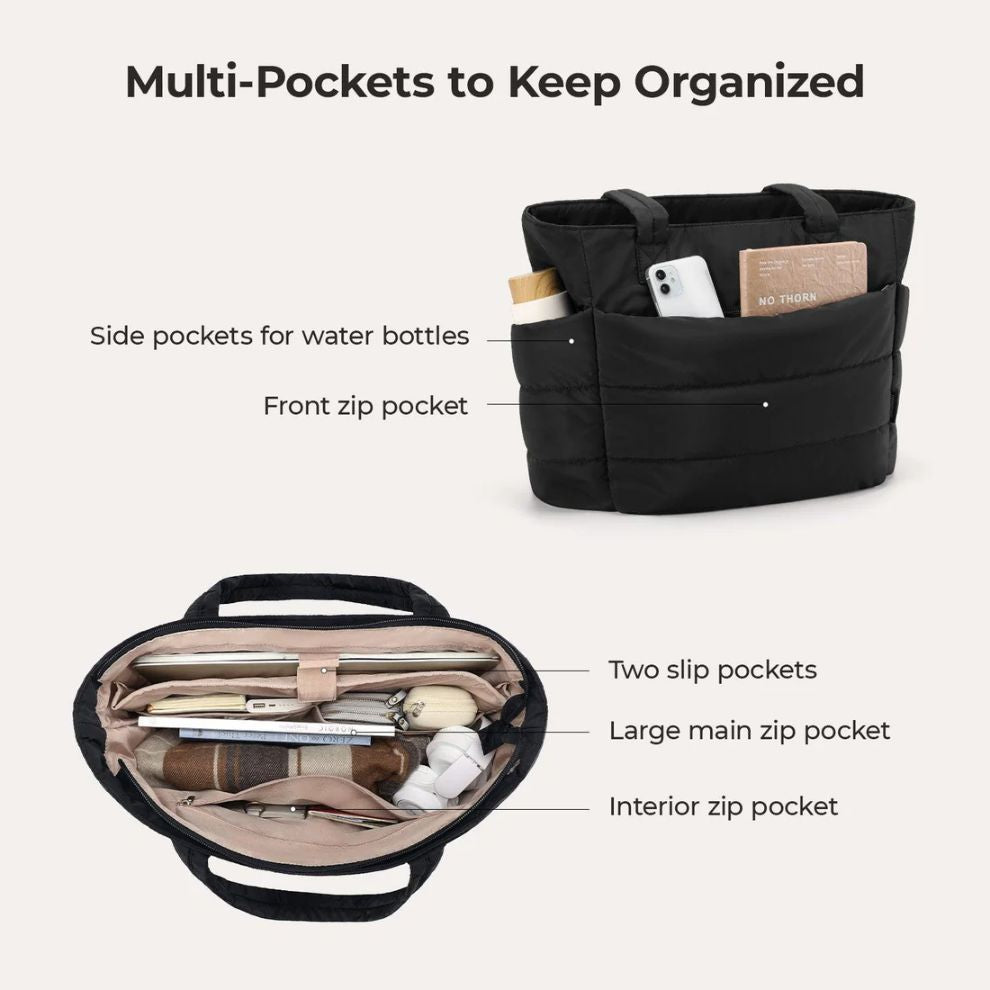 Caryona™ Puffy 15.6" Laptop Work Tote