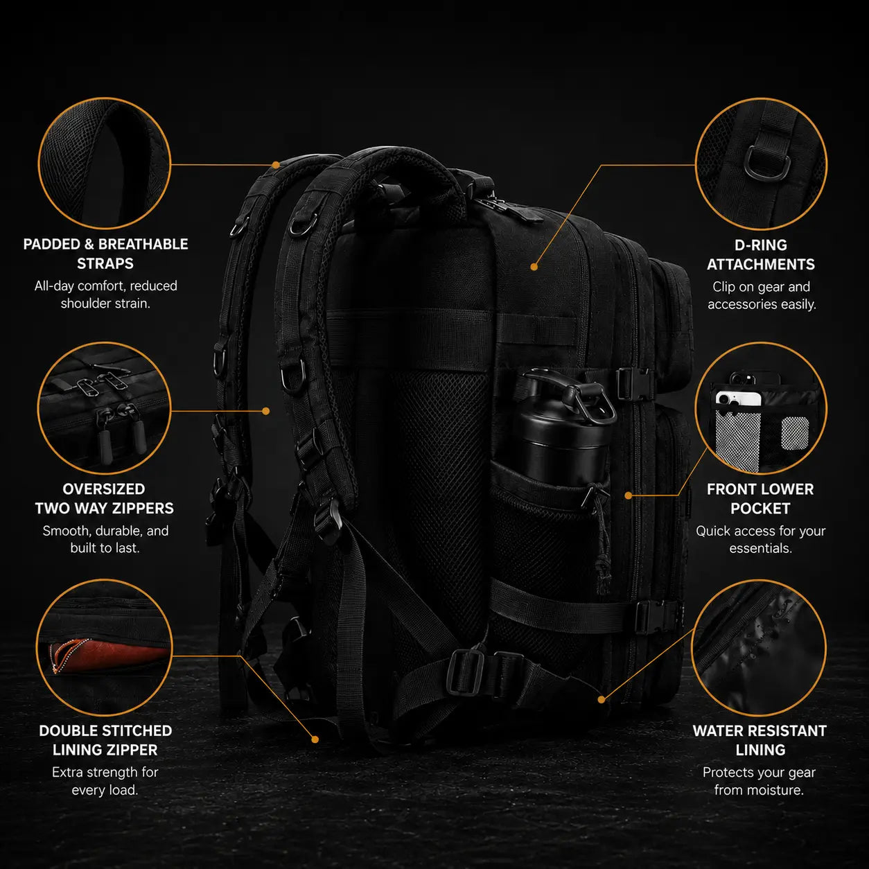 Caryona™ 45L Meal Prep Backpack
